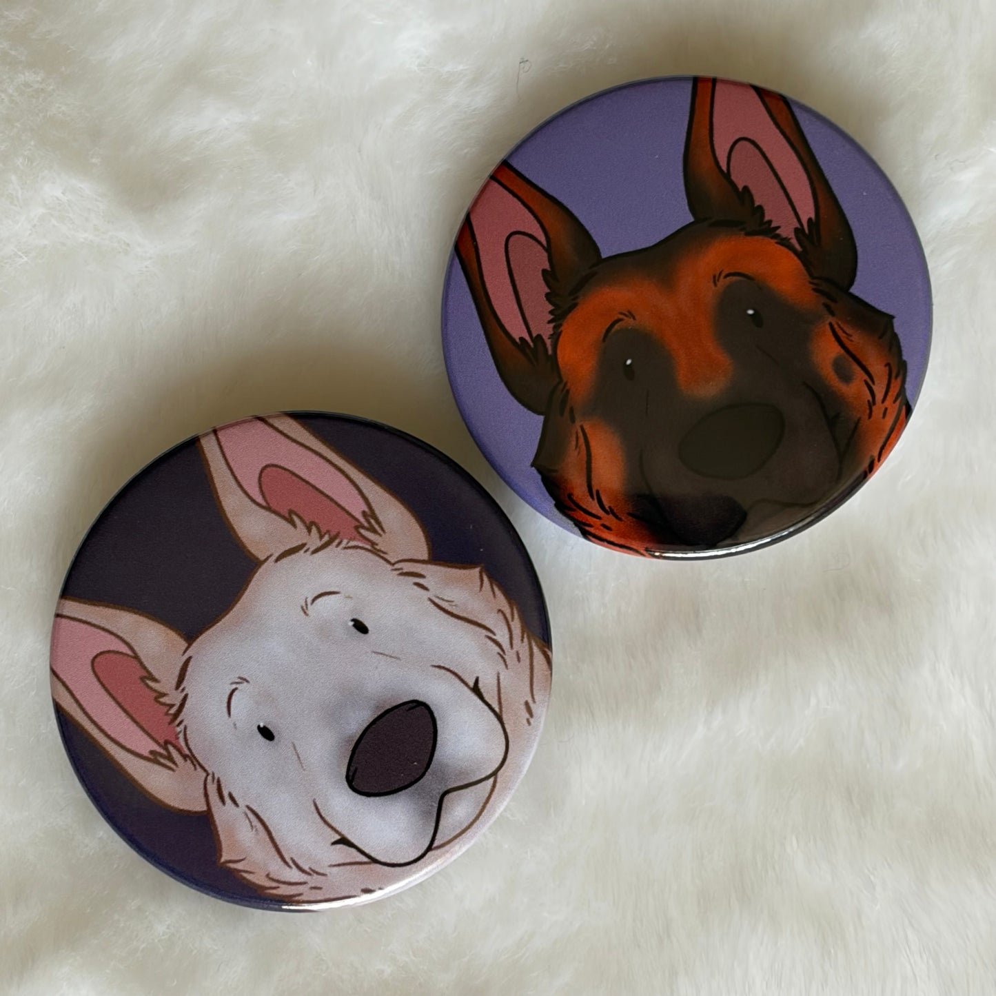 German Shepherd Dog Button Badge | Dog Lover Gift