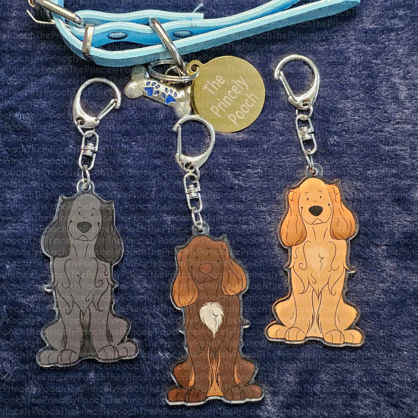 Black Working Cocker Keyring | Dog Lover Gift | Cocker Spaniel