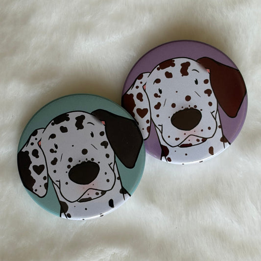 Dalmatian Button Badge | Dog Lover Gift