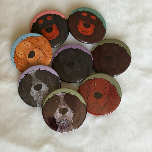 Cocker Spaniel Button Badge | Dog Lover Gift