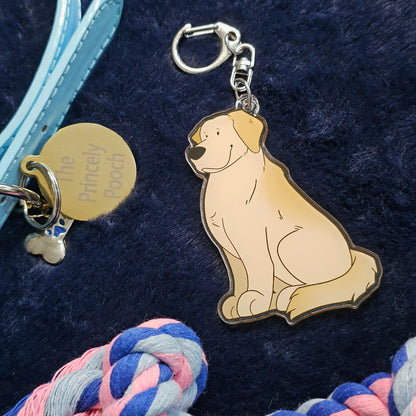 Yellow Lab Keyring | Dog Lover Gift | Labrador Retriever