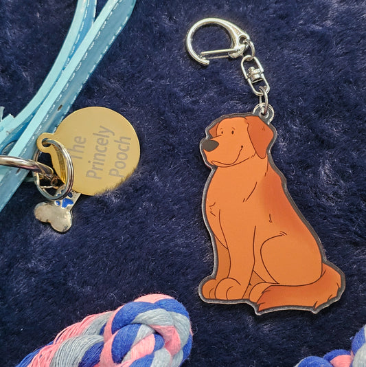 Fox Red Lab Keyring | Dog Lover Gift | Labrador Retriever