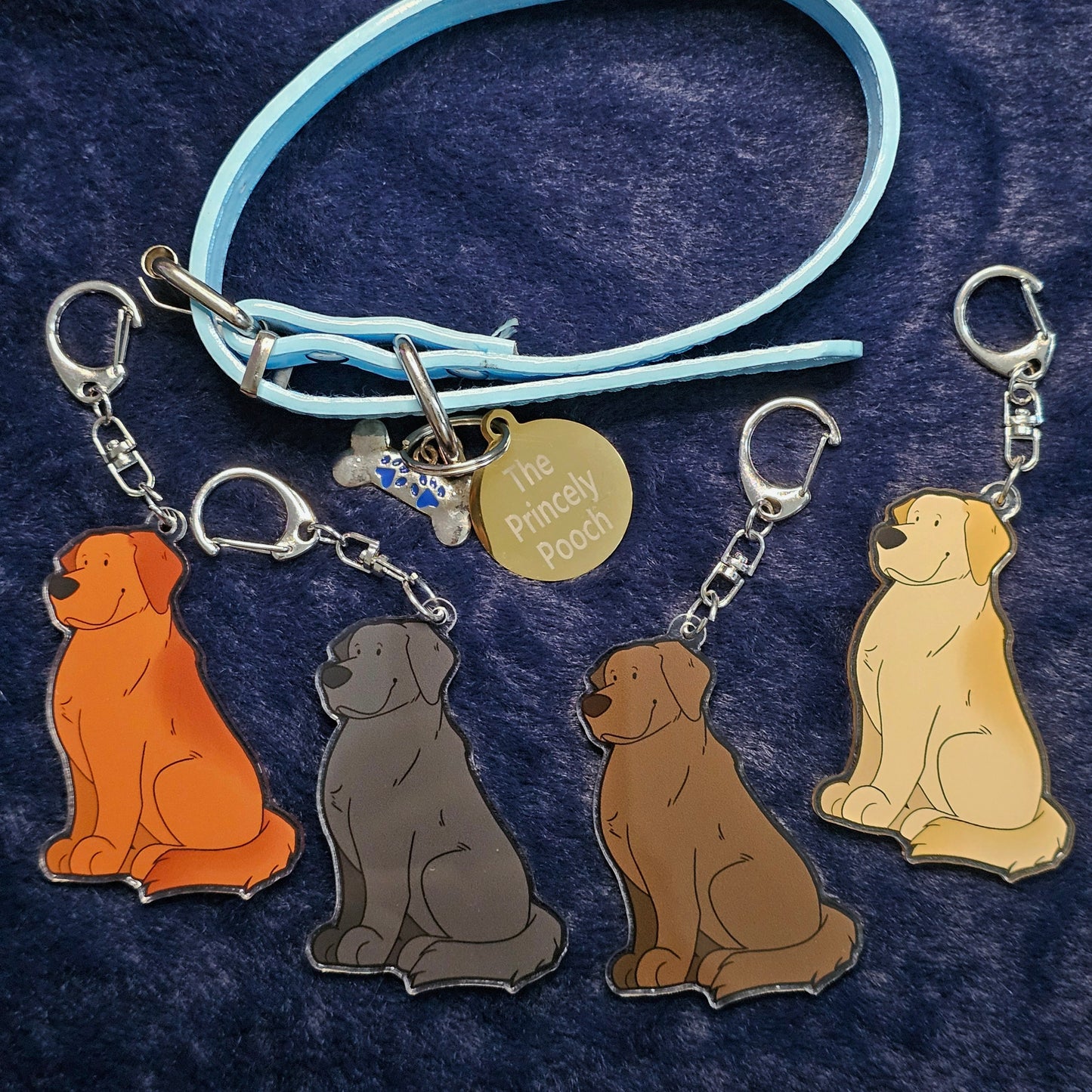 Fox Red Lab Keyring | Dog Lover Gift | Labrador Retriever