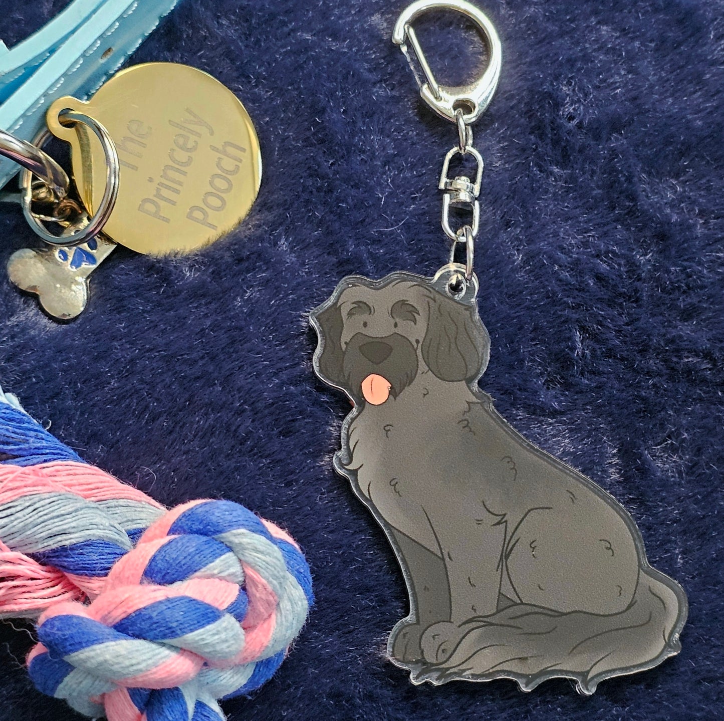 Black Cockapoo Keyring | Dog Lover Gift | Cockerpoo