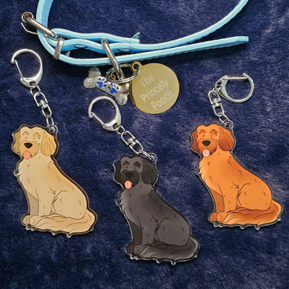 Black Cockapoo Keyring | Dog Lover Gift | Cockerpoo